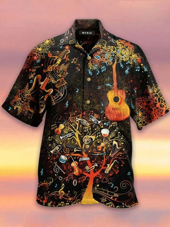 Guitar Hawaiian Shirt | For Men & Women | Adult | HW4105