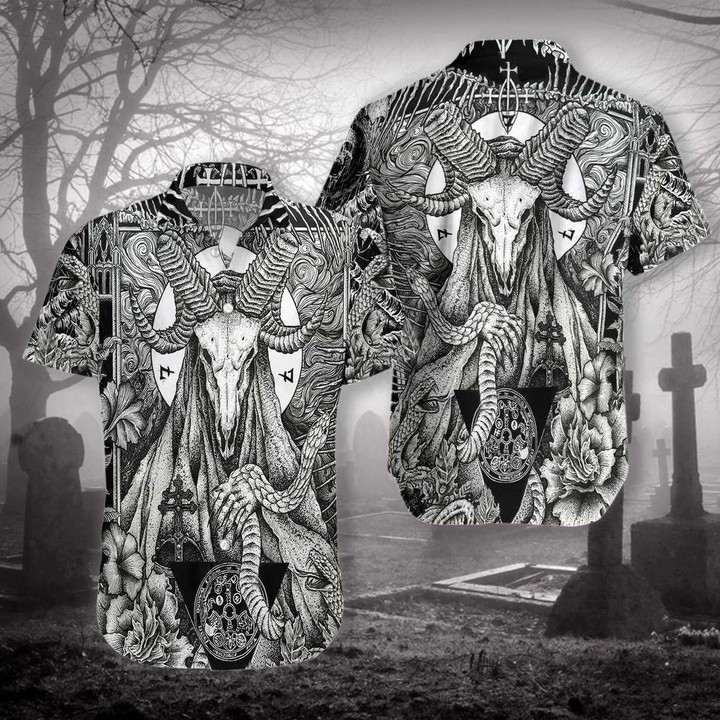 Satanic Pagan Demon Hawaiian Shirt | For Men & Women | Adult | HW2723