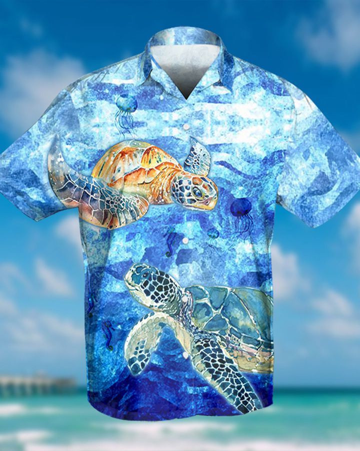 Ocean Turtle Hawaiian Shirt | For Men & Women | Adult | HW8046
