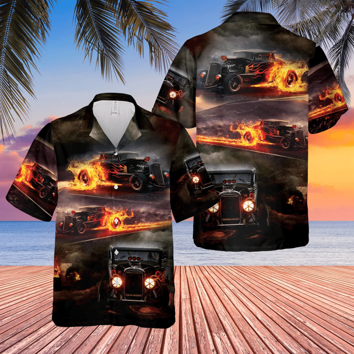 Hot Rod Hawaiian Shirt | For Men & Women | Adult | HW5230