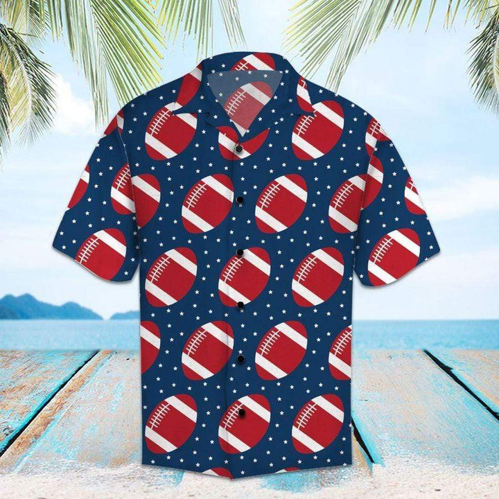American Football Ball Hawaiian Shirt | For Men & Women | Adult | HW8047