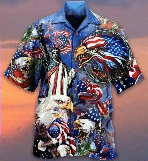My Heat Beats Tue To My Country Patriotism Hawaiian Shirt | For Men & Women | Adult | HW3558