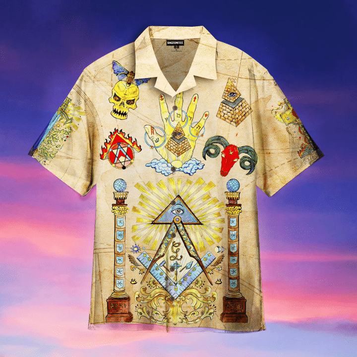 Mysterious Masonic Hawaiian Shirt | For Men & Women | Adult | WT1224