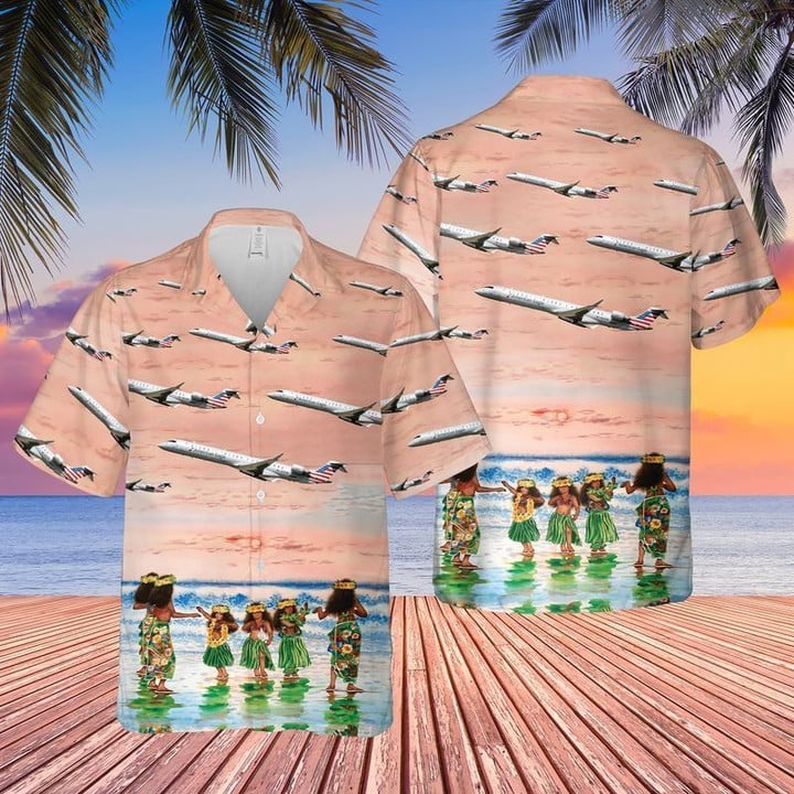Airlines Bombardier Hawaiian Shirt | For Men & Women | Adult | HW7682