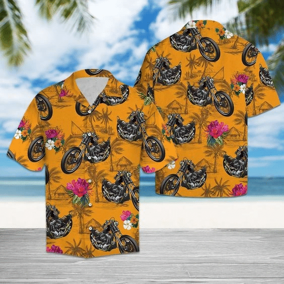 Motor Tropical Flowers Hawaiian Shirt | For Men & Women | Adult | HW6339