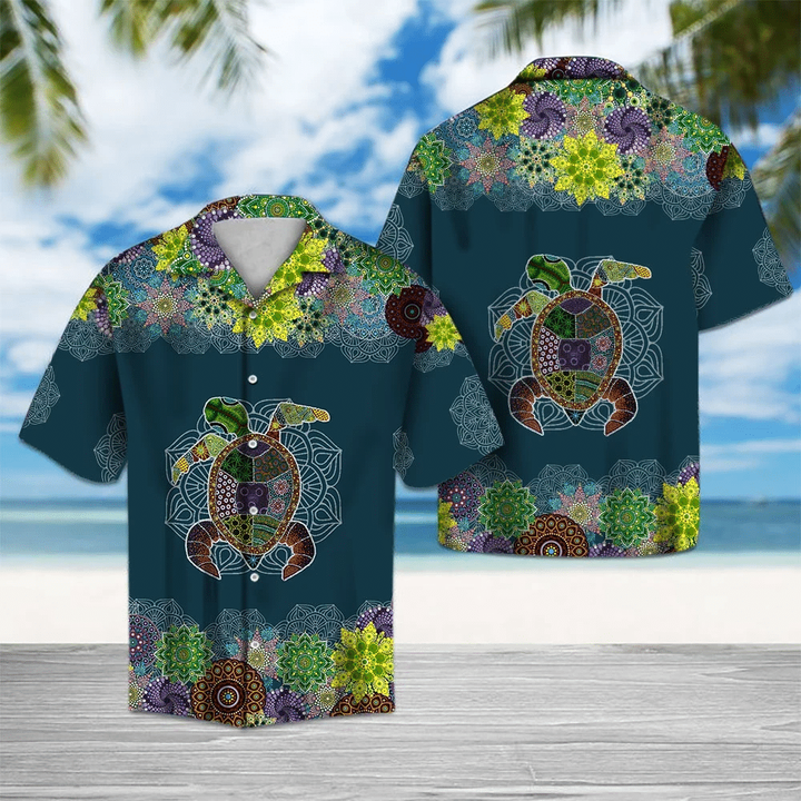 Turtle Mandala Hawaiian Shirt | For Men & Women | Adult | HW6421