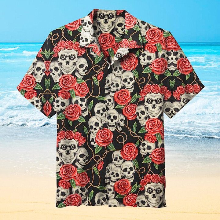 Skull Hawaiian Shirt | For Men & Women | Adult | HW7391