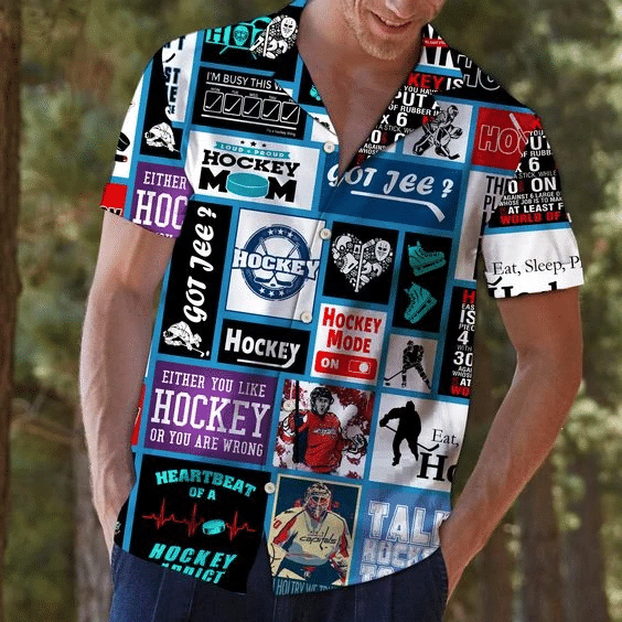 Hockey Hawaiian Shirt | For Men & Women | Adult | HW6266