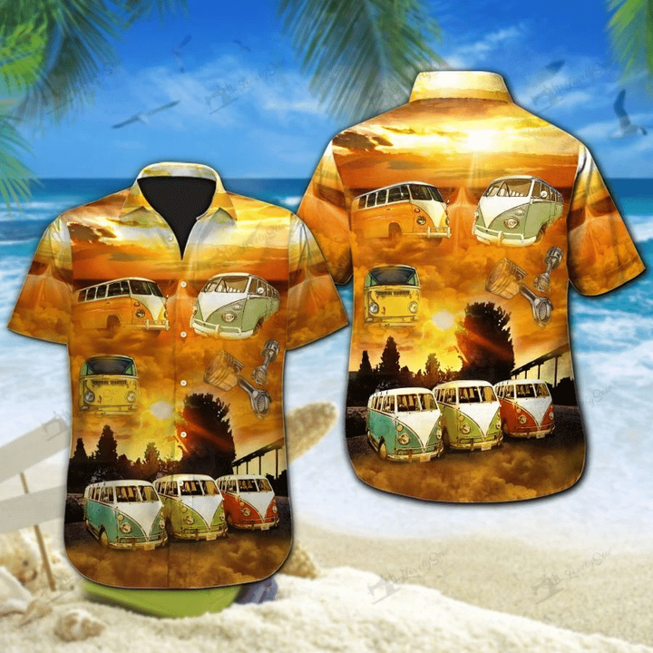 Bus Hawaiian Shirt | For Men & Women | Adult | HW7450