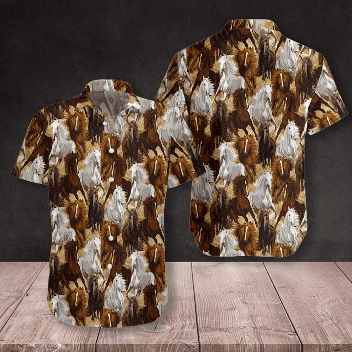 Horse Hawaiian Shirt | For Men & Women | Adult | HW7267