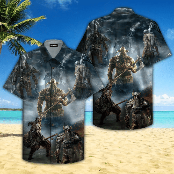 Viking Combatant Legend Hawaiian Shirt | For Men & Women | Adult | HW4840