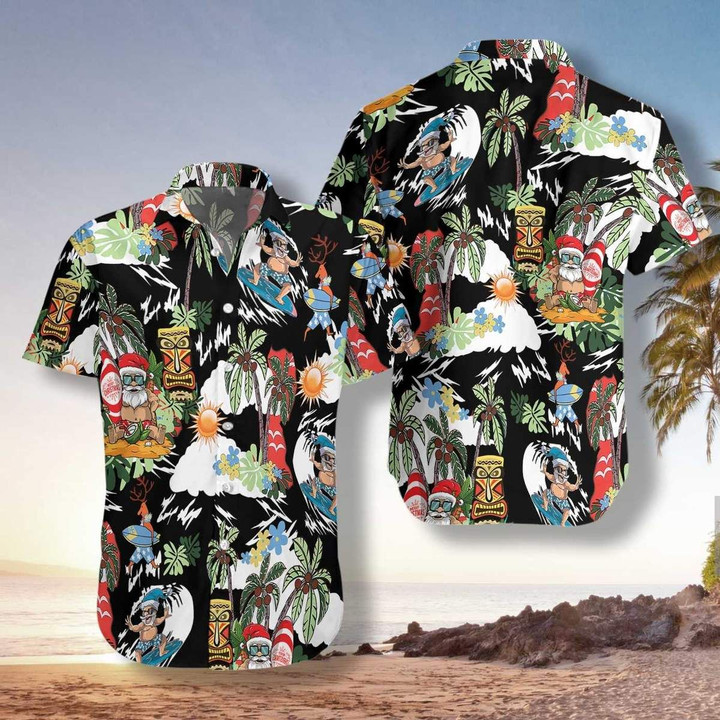 Merry Christmas Santa Claus Hawaiian Shirt | For Men & Women | Adult | HW7129