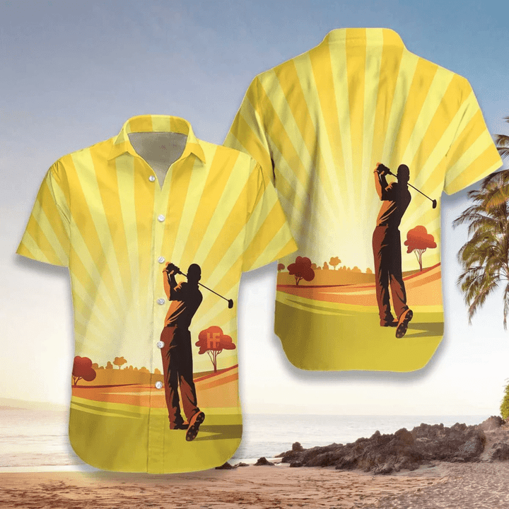 Playing Golf Hawaiian Shirt | For Men & Women | Adult | HW6907