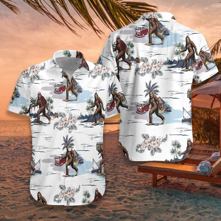Bigfoots Are Ready For Summer Hawaiian Shirt | For Men & Women | Adult | HW7485