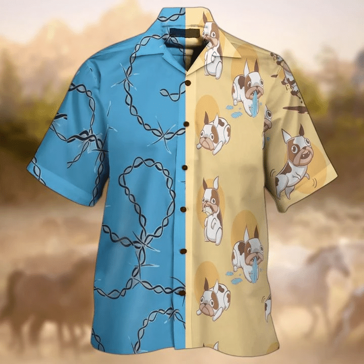 Bulldog Hawaiian Shirt | For Men & Women | Adult | HW7518