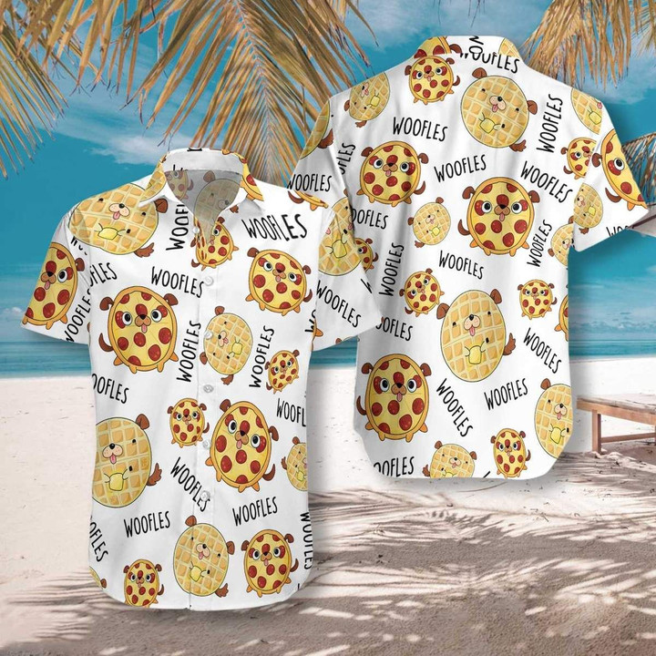 Woofles Pizza And Cake Hawaiian Shirt | For Men & Women | Adult | HW6969