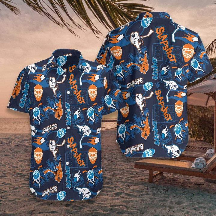 Hockey Hawaiian Shirt | For Men & Women | Adult | HW6322