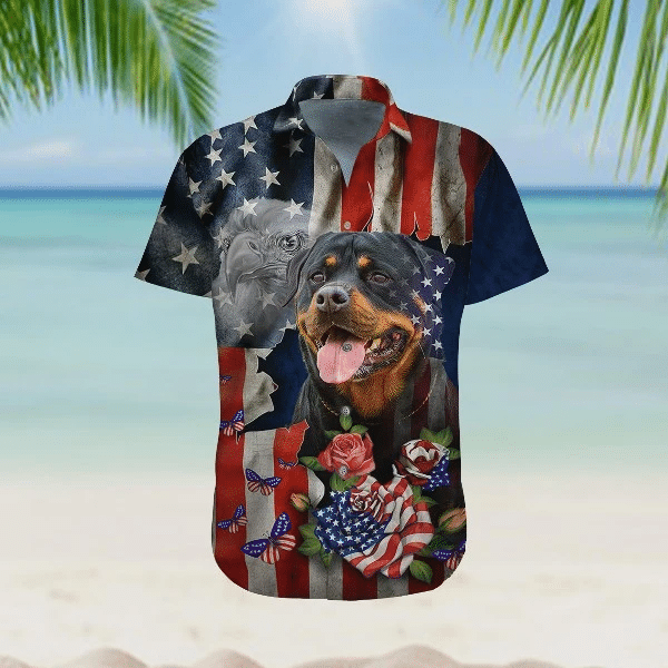 Rottweiler Hawaiian Shirt | For Men & Women | Adult | HW7321