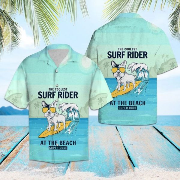 Dog Coolest Surf Rider Hawaiian Shirt | For Men & Women | Adult | HW6362