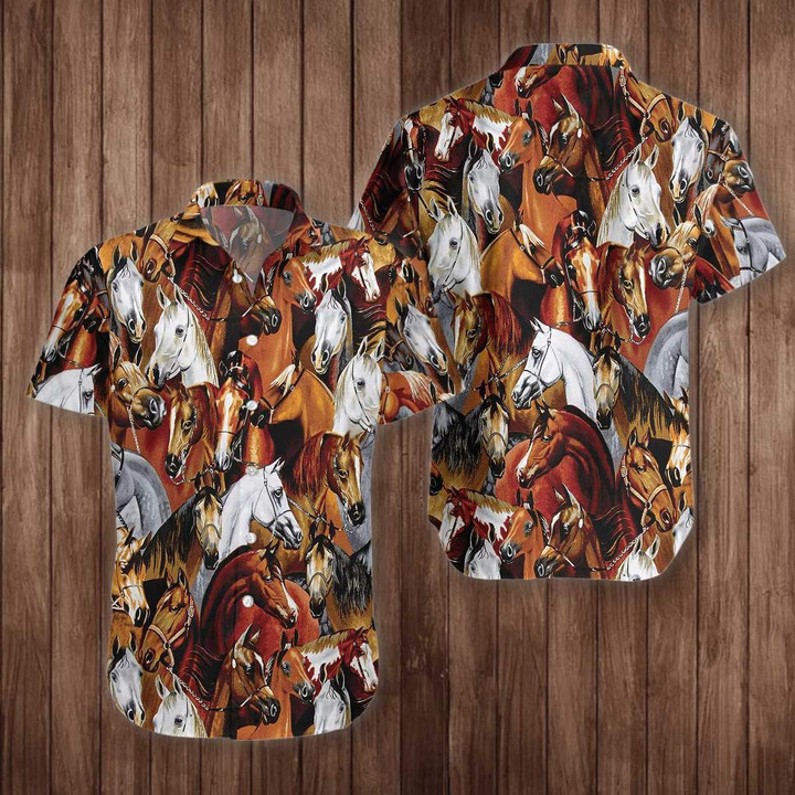 Horse Hawaiian Shirt | For Men & Women | Adult | HW7276