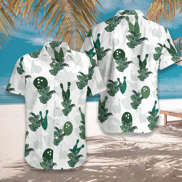 Tropical Bowling Hawaiian Shirt | For Men & Women | Adult | HW6978