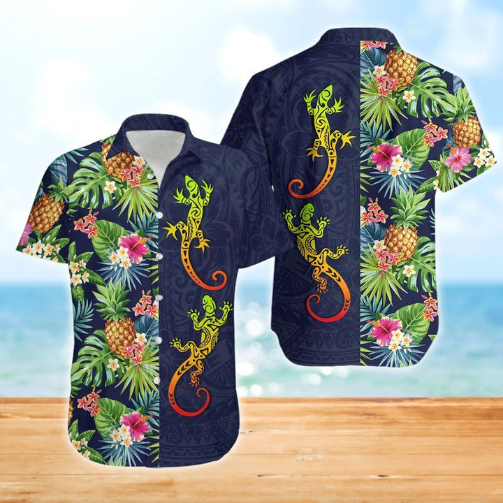 Lizard Hawaiian Shirt | For Men & Women | Adult | HW7004