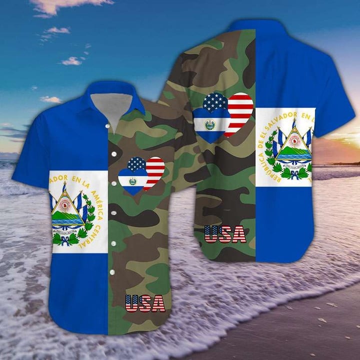 America Camo Hawaiian Shirt | For Men & Women | Adult | HW6684