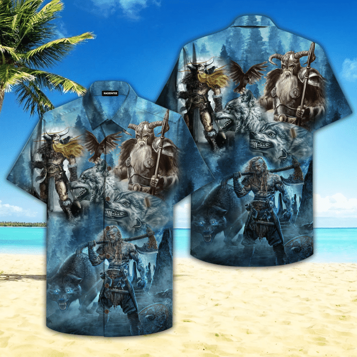 Viking Odin Hawaiian Shirt | For Men & Women | Adult | HW4813