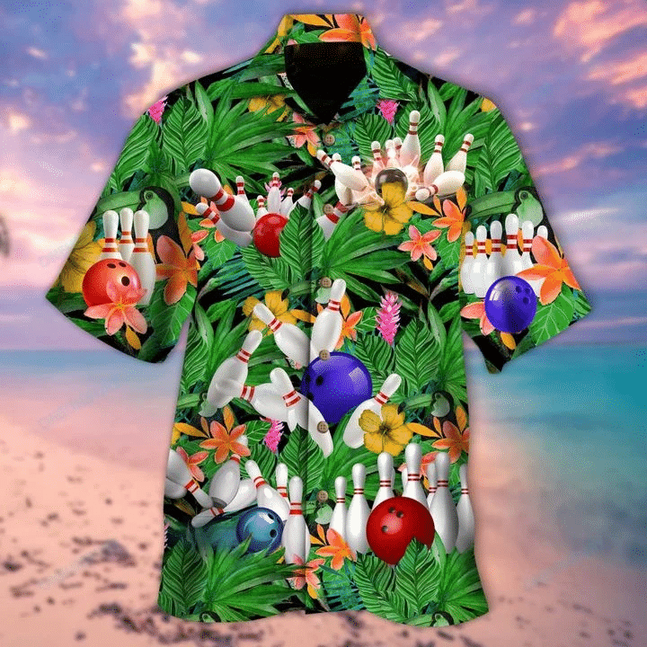 What Happens At Bowling Stays Hawaiian Shirt | For Men & Women | Adult | HW6193