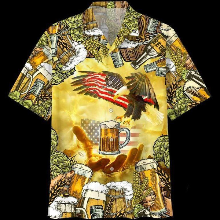 Eagles And Beer Hawaiian Shirt | For Men & Women | Adult | HW7631