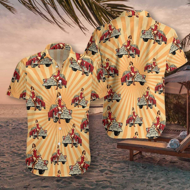Vintage Car Hawaiian Shirt | For Men & Women | Adult | HW7474