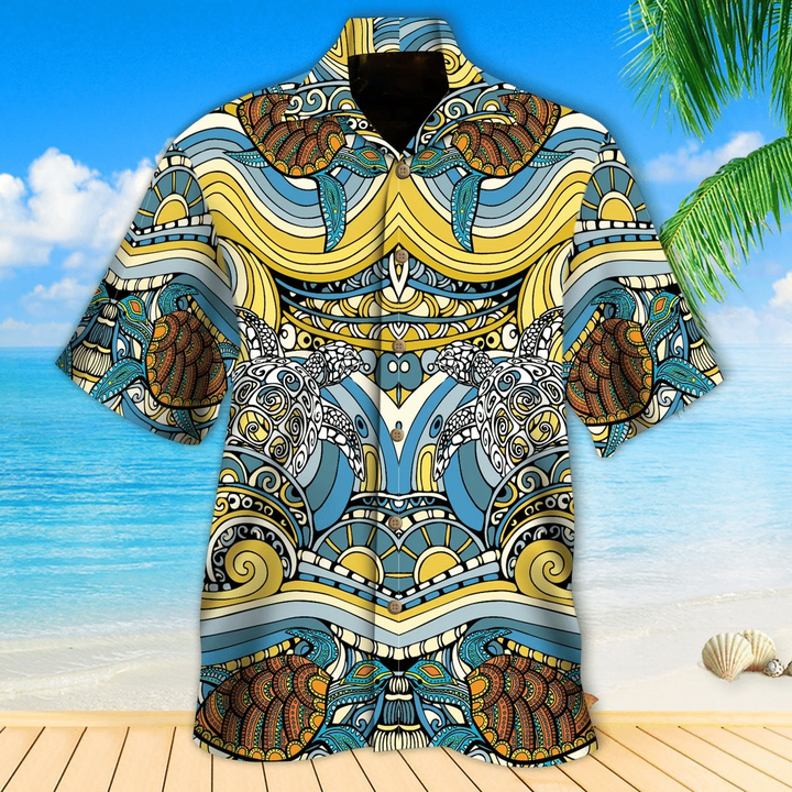 Turtle Waves Hawaiian Shirt | For Men & Women | Adult | HW6251