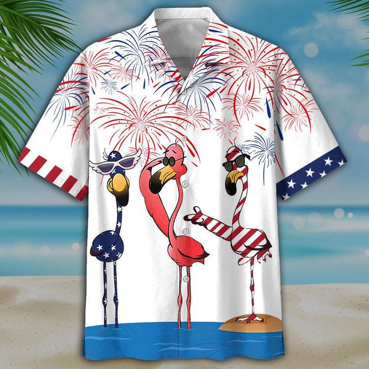 Flamingo Hawaiian Shirt | For Men & Women | Adult | HW7228