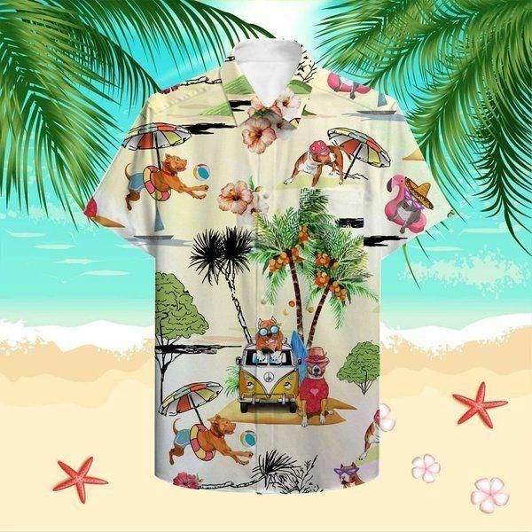 Pitbull Hawaiian Shirt | For Men & Women | Adult | HW7673