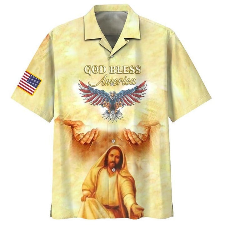 God Bless Hawaiian Shirt | For Men & Women | Adult | HW7032