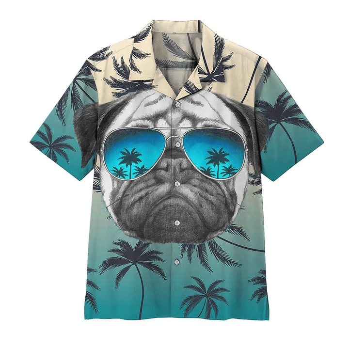 Pug Summer Vibe Hawaiian Shirt | For Men & Women | Adult | HW6431