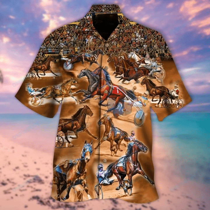 Harness Racing Life Is Better At The Races Hawaiian Shirt | For Men & Women | Adult | HW6187