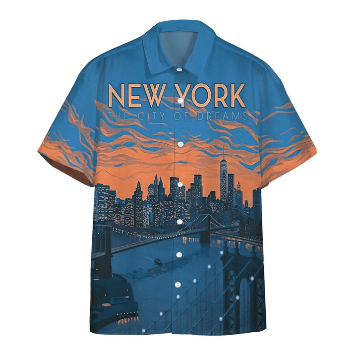 New York City The City Of Dreams Hawaiian Shirt | For Men & Women | Adult | HW6747