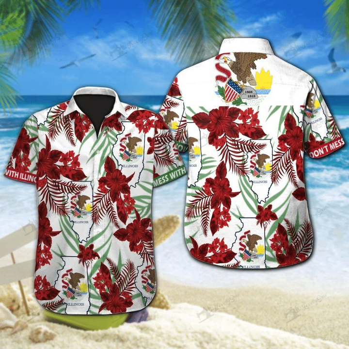 Illinois Hawaiian Shirt | For Men & Women | Adult | HW7452