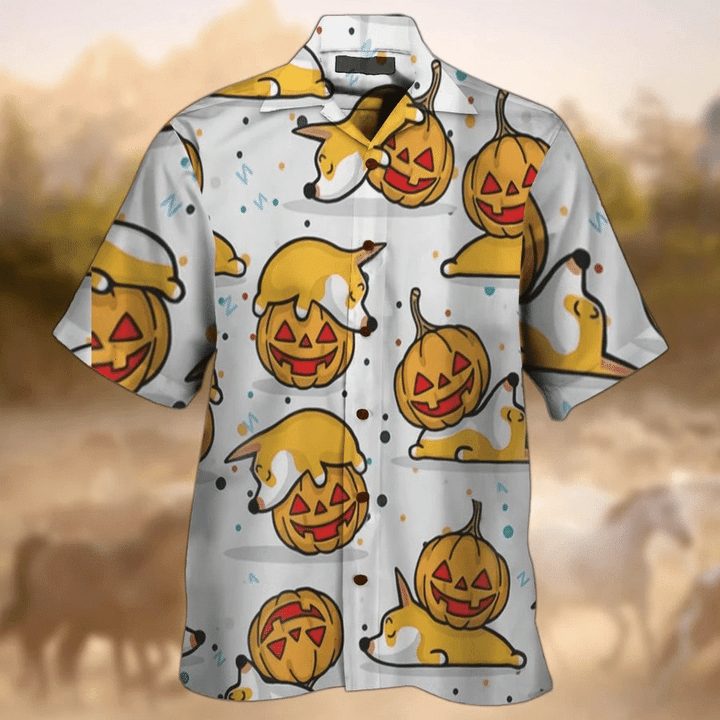 Corgi Halloween Hawaiian Shirt | For Men & Women | Adult | HW7503