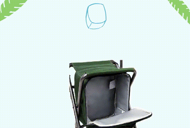 Chair With Square Ice Bag