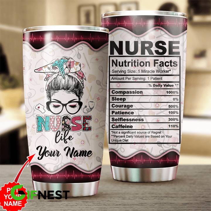 Personalized Nurse Tumbler Cup - HOATT062
