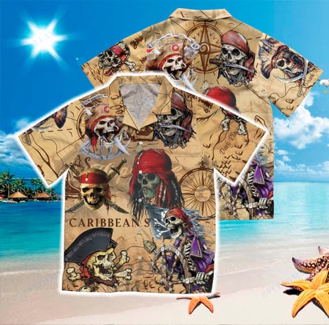 Pirates of the Caribbean Hawaiian Shirt