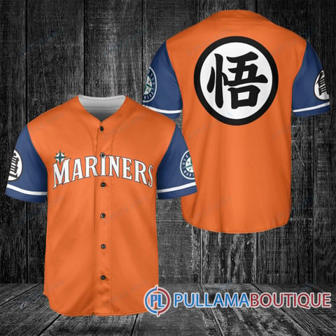 Seattle Mariners Goku Baseball Jersey