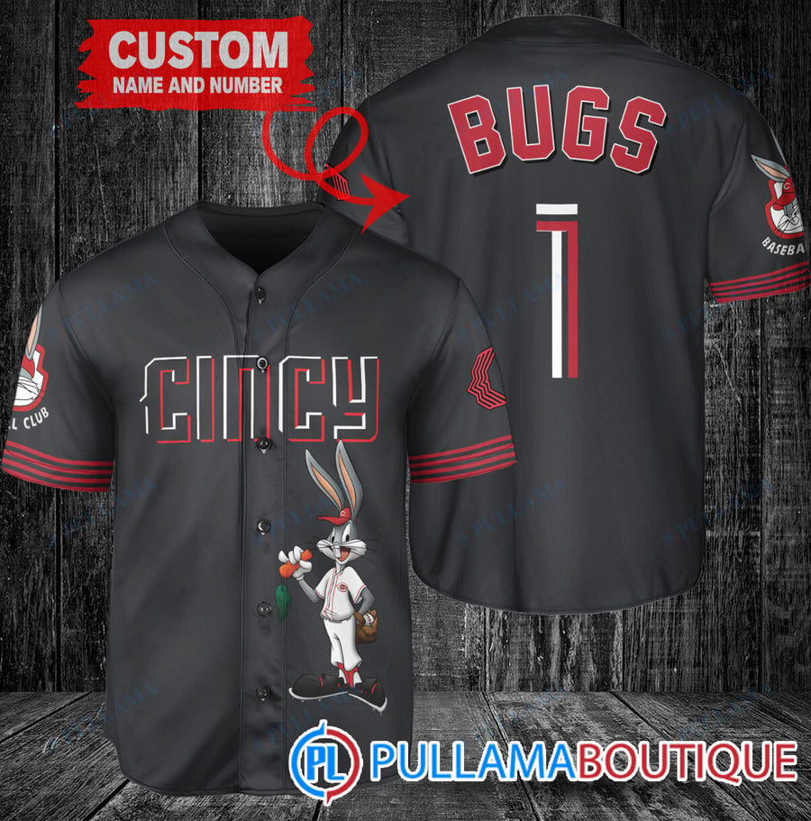 Customize Cincinnati Reds Bugs Bunny Jersey 2023 City Connect