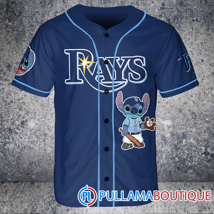 Customize Your Tampa Bay Rays Baseball Jersey - Navy - Pullama
