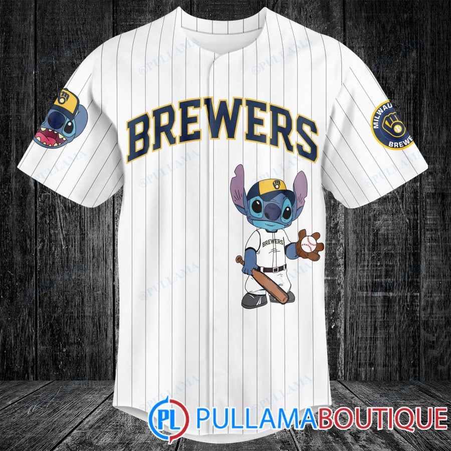 youth custom brewers jersey