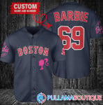 Boston Red Sox Barbie Baseball Jersey Navy - Scesy