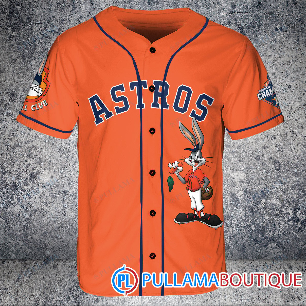 Customize Astros Jersey w/ Bugs Bunny | White