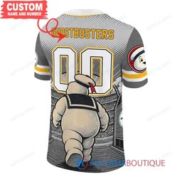 Pittsburgh Steelers Stay Puft Marshmallow Man with Super Bowl Trophy Retro Sailor Comic Custom Football Jersey